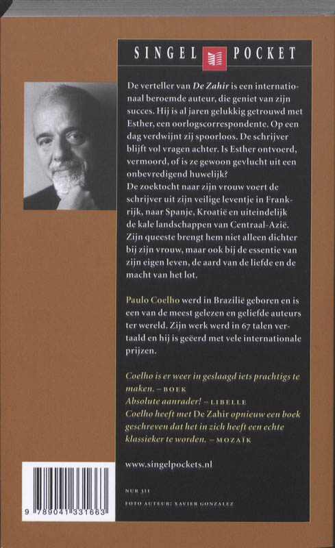 De Zahir / Singel pockets achterkant