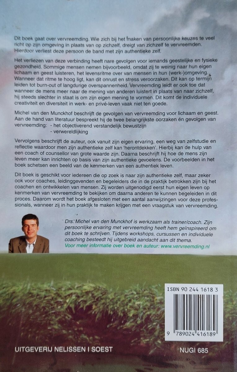 Vervreemding / PM-reeks achterkant