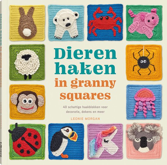 Dieren haken in granny squares