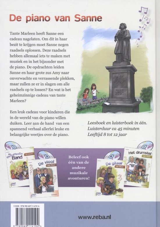 De piano van Sanne