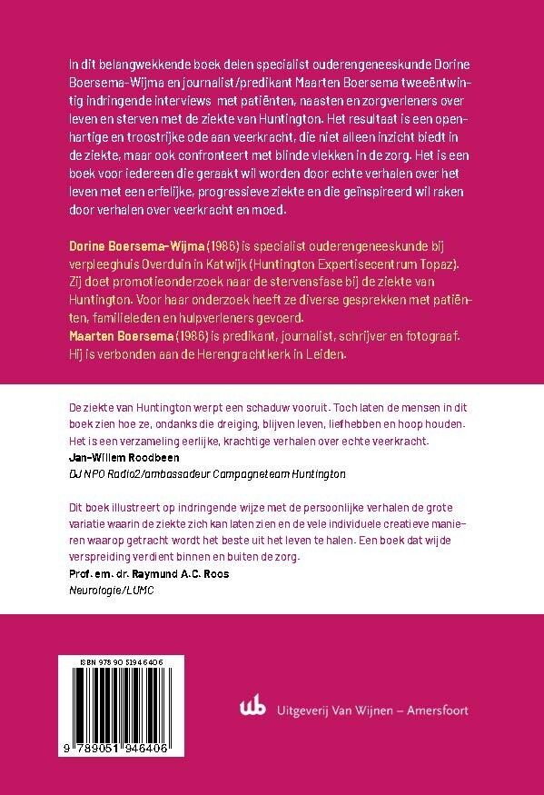 Gezichten van Huntington achterkant