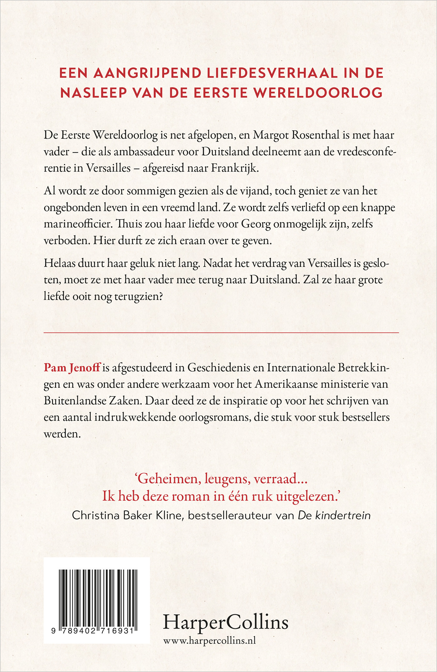 De dochter van de ambassadeur achterkant