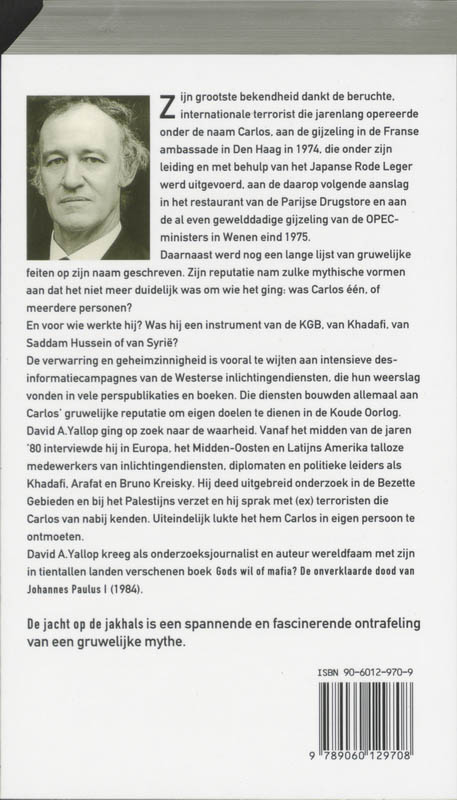 De jacht op de jakhals De jacht op de jakhals achterkant