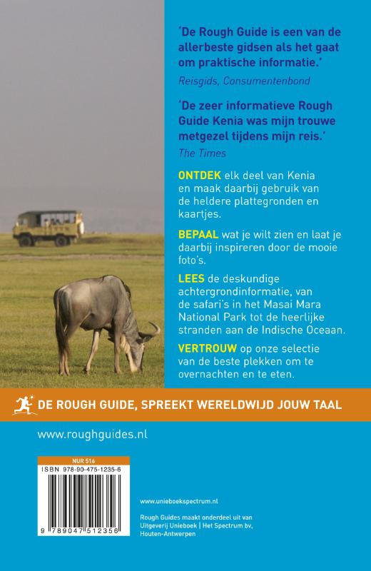 Rough Guide Kenia / Rough Guide achterkant