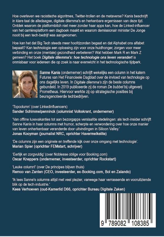 Digitale Dilemma's achterkant