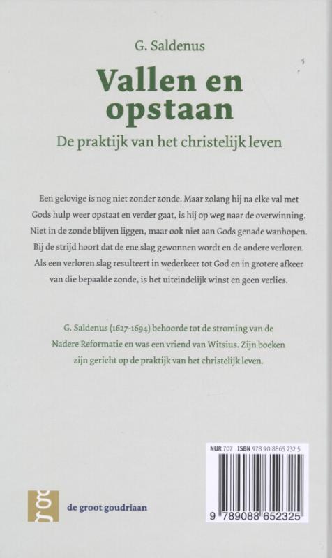 Vallen en opstaan achterkant