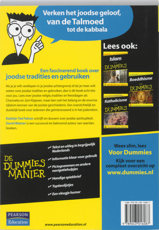 Jodendom voor Dummies / Voor Dummies achterkant