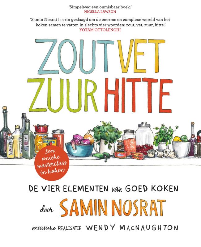 Samin Nosrat Zout, Vet, Zuur, Hitte