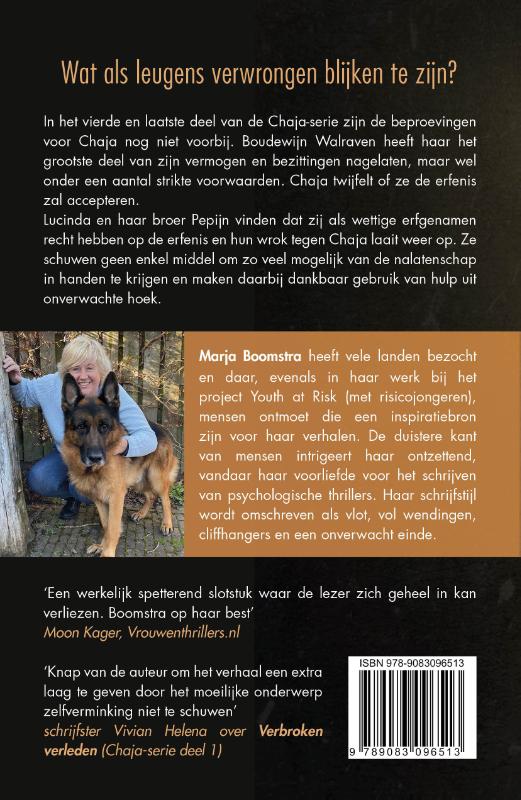Verwrongen leugens / Chaja / 4 achterkant