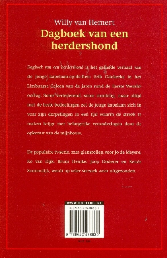 DAGBOEK VAN EEN HERDERSHOND achterkant