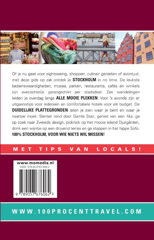 100% stedengidsen - 100% Stockholm achterkant