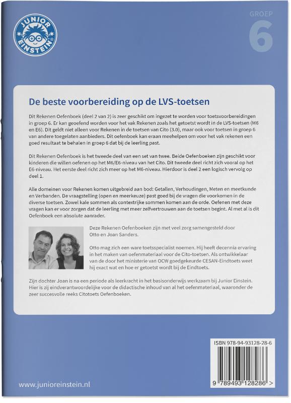Rekenen Oefenboek deel 2 groep 6 / Deel 2 / 2 achterkant