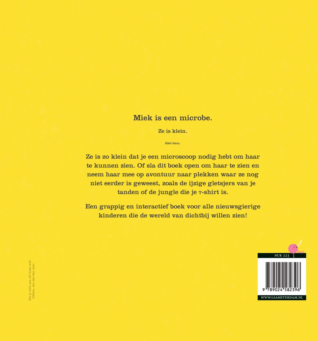 Niet aan dit boek likken* achterkant