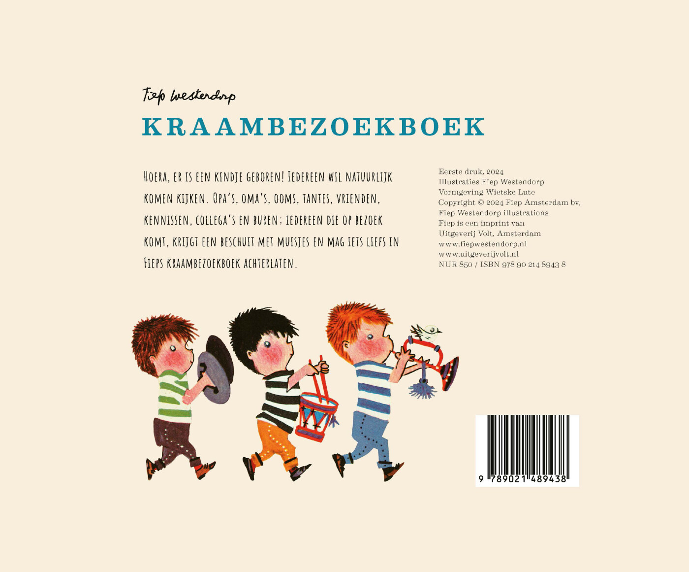 Kraambezoekboek achterkant