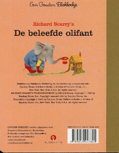 De beleefde olifant / Gouden Boekjes achterkant