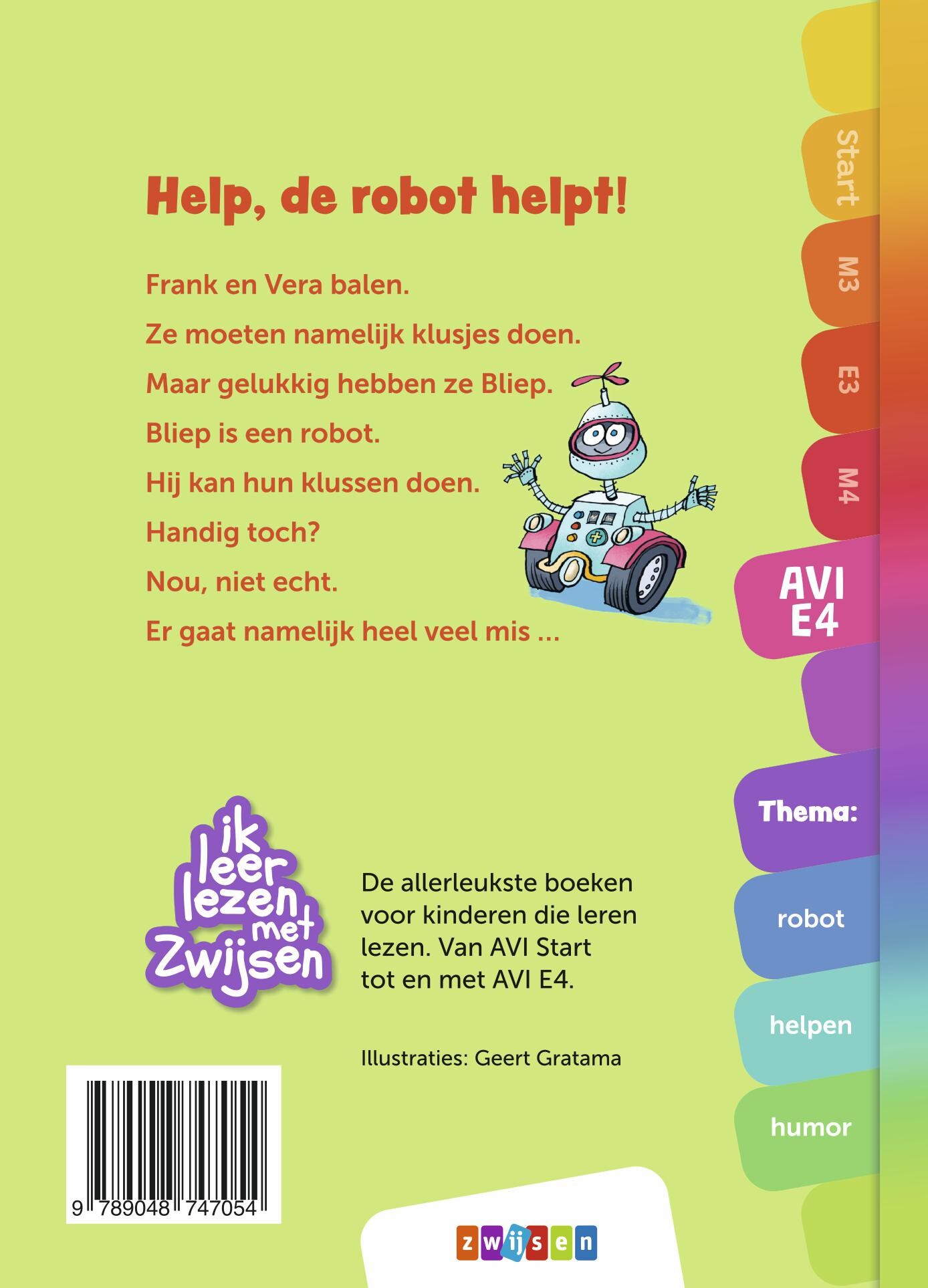 Help, de robot helpt! / Ik leer lezen met Zwijsen achterkant