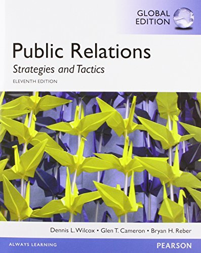 Public Rltns Strategies & Tactics Glb Ed
