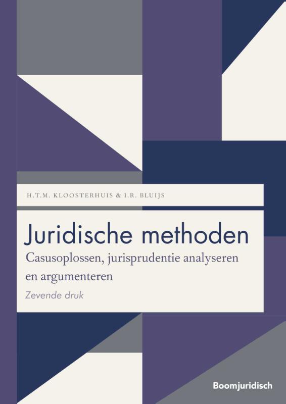 boekenbalie_9789462900585_cover Juridische methoden / Boom Juridische studieboeken