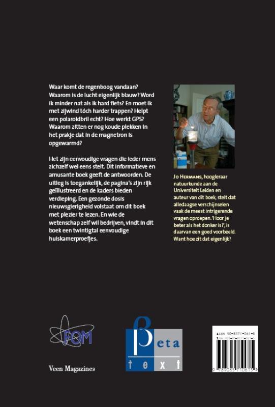 Hoor je beter in het donker ? achterkant