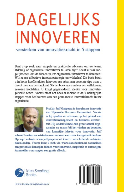 Dagelijks innoveren achterkant