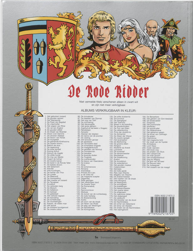 De Rode Ridder 210 -   Het zwaard van de maagd achterkant