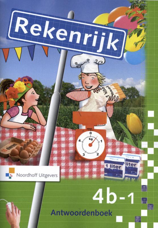 Rekenrijk 4b-1 Antwoordenboek