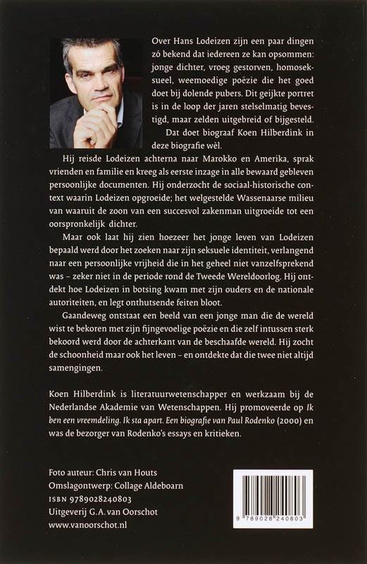 Hans Lodeizen achterkant