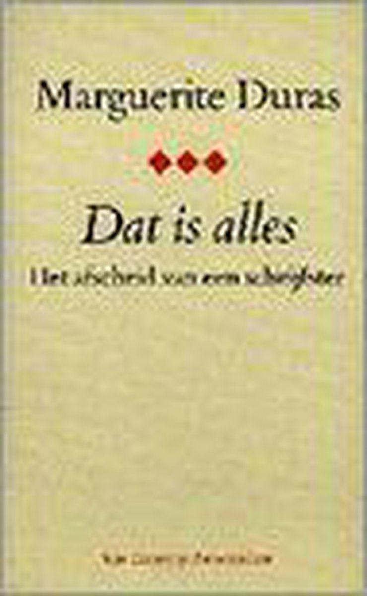 M. Duras Dat Is Alles thumbnail