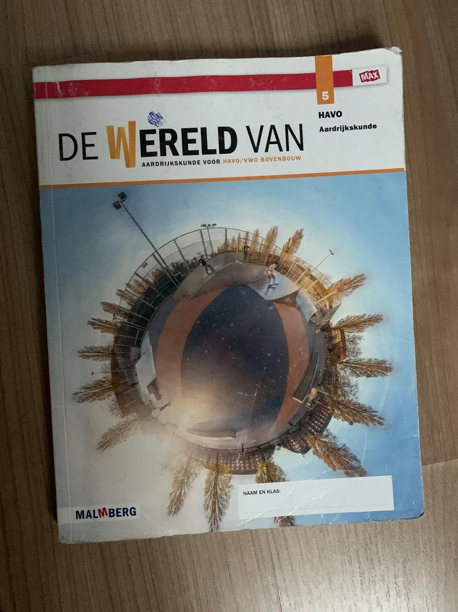 De wereld van / leerjaar 5 havo/vwo 2020 / leeropdrachtenboek / Max