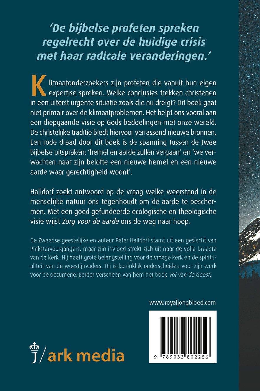 Zorg voor de aarde achterkant