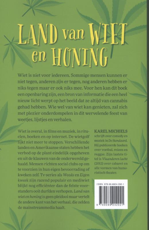 Land van wiet en honing achterkant