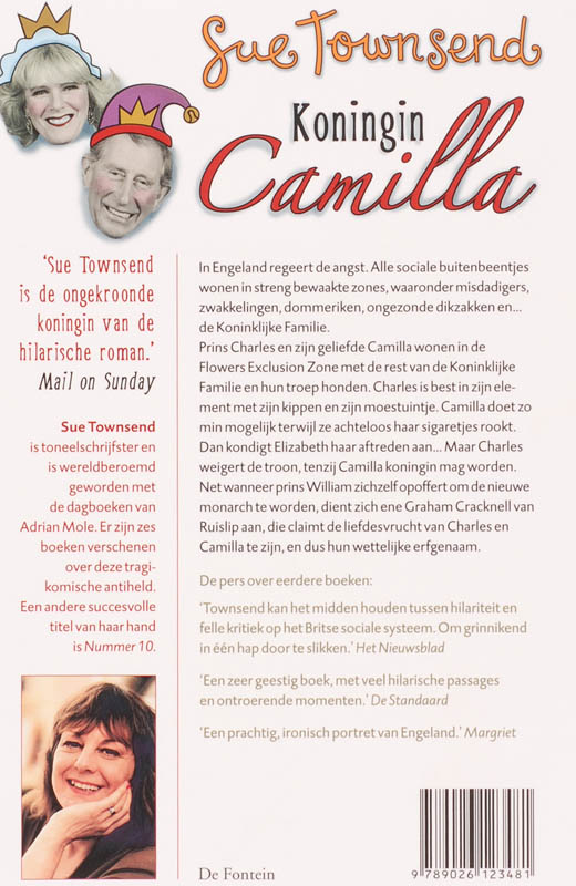 Koningin Camilla achterkant