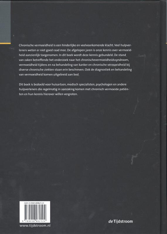 Handboek chronische vermoeidheid achterkant