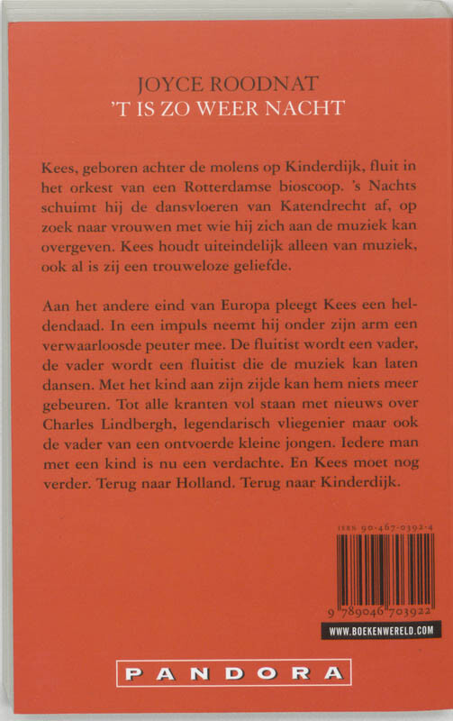 't Is zo weer nacht / Pandora pockets achterkant