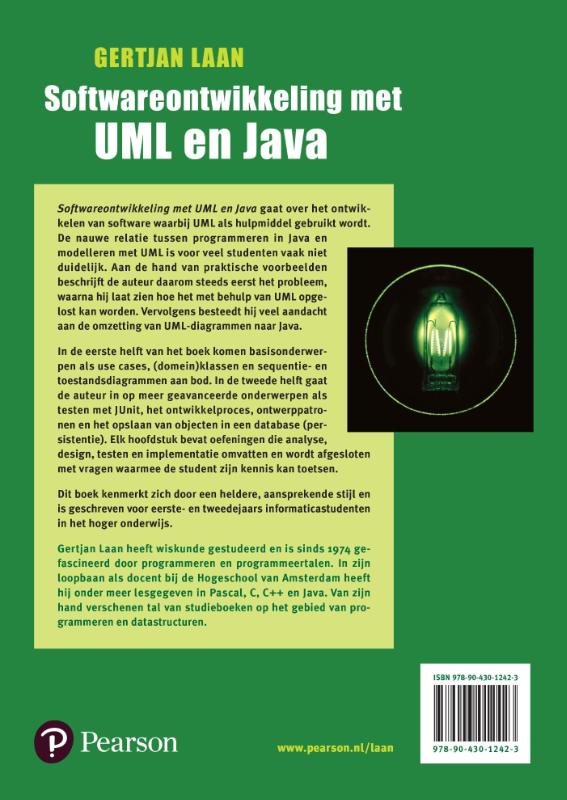Werkboek UML en softwareontwikkeling in Java achterkant
