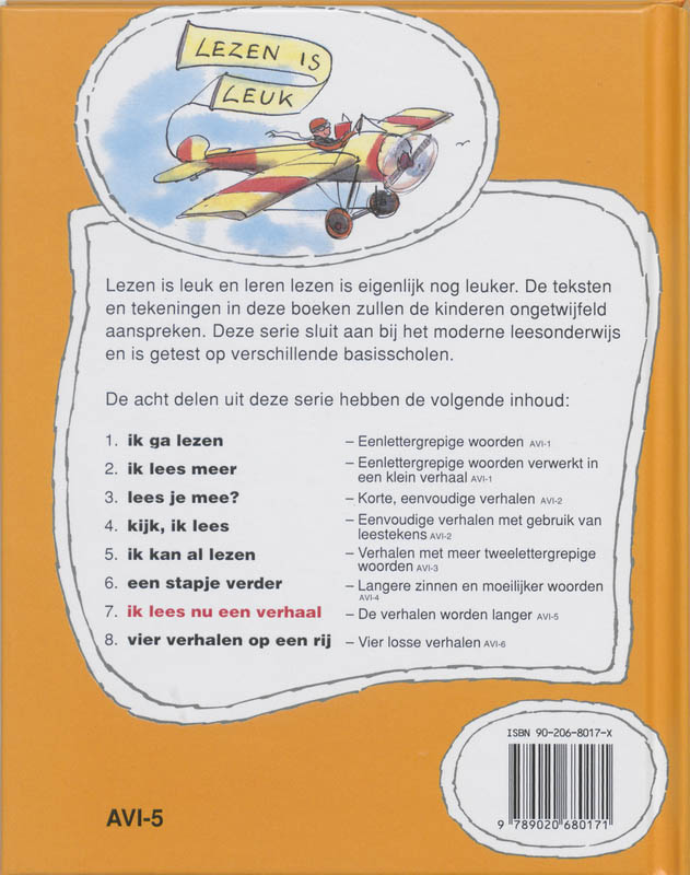 Ik lees nu een verhaal / Lezen is leuk / 7 achterkant