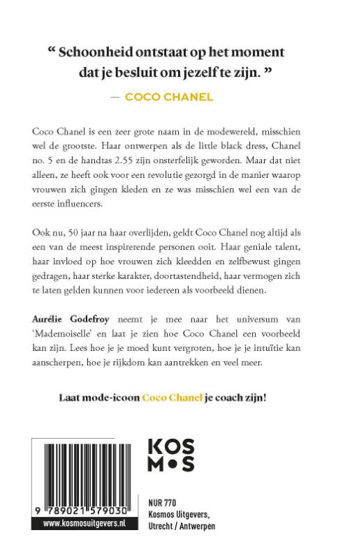 Doe en denk als Coco Chanel achterkant