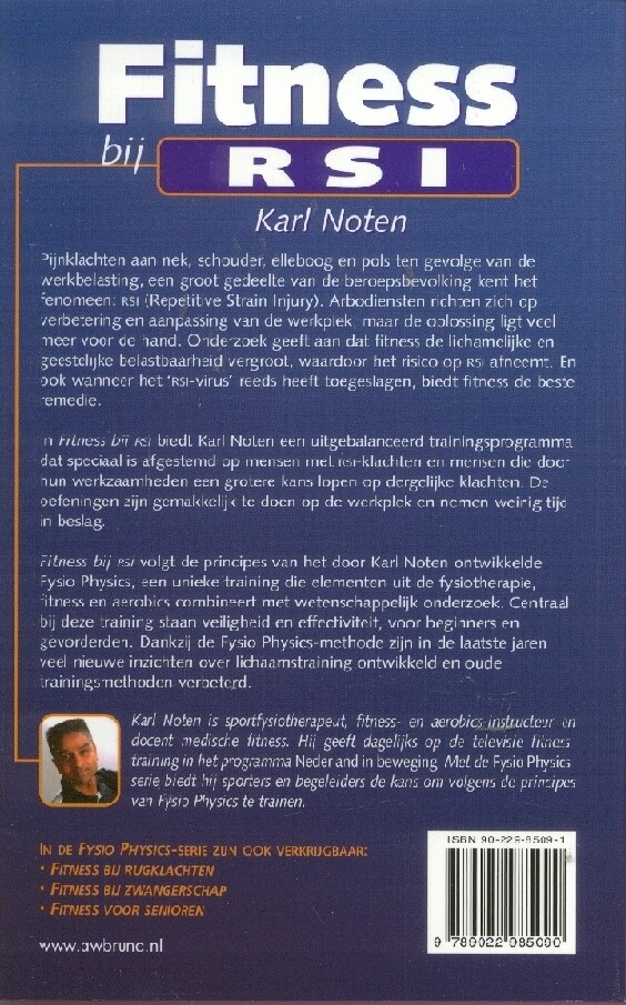 Fitness bij RSI / Fysio Physics achterkant