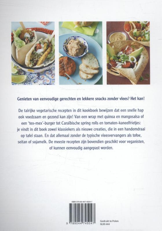 Vegetarisch uit het vuistje Vegetarisch uit het vuistje achterkant