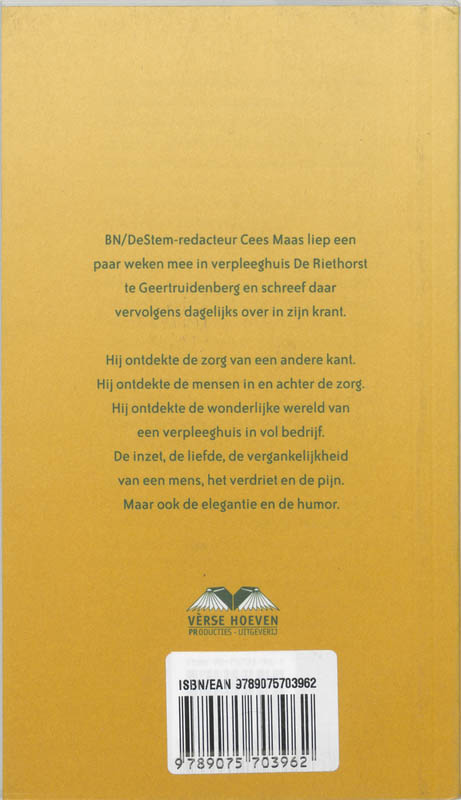 Zorgen In De Zomer achterkant