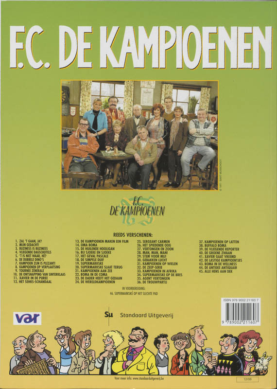 Kampioenen aan zee / F.C. De Kampioenen / 21 achterkant