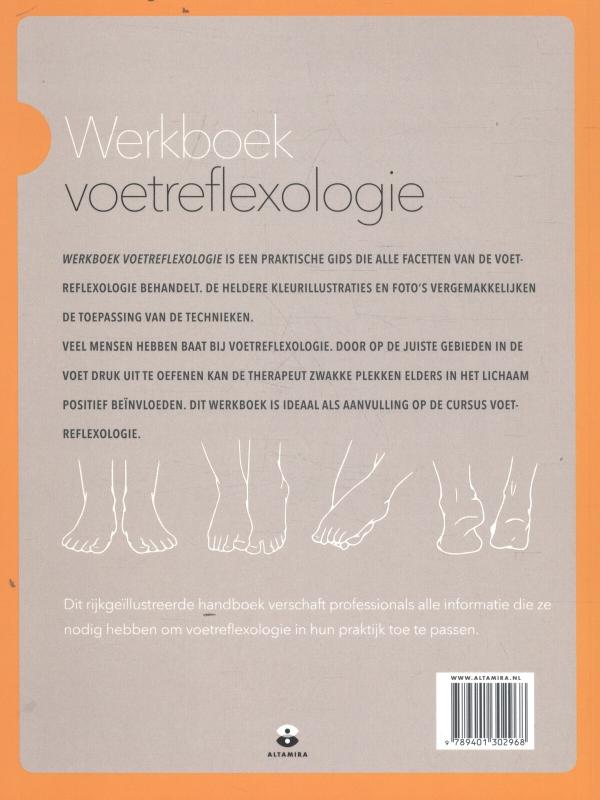 Werkboek voetreflexologie achterkant