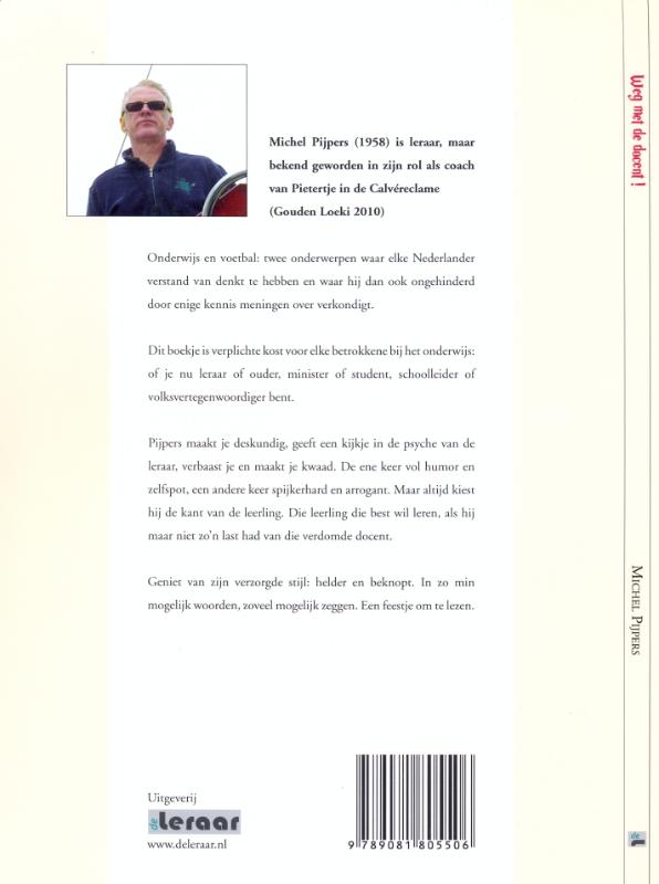 Weg met de docent! Weg met de docent! achterkant