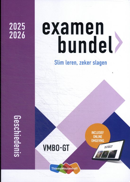 Examenbundel vmbo-gt/mavo Geschiedenis 2025/2026