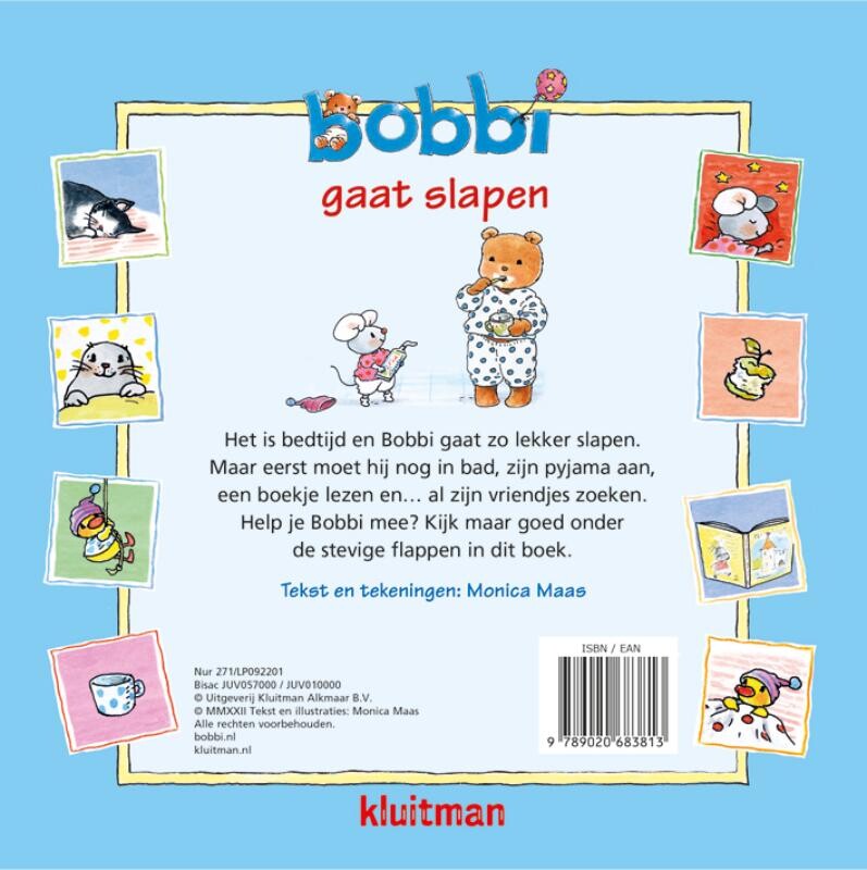 Bobbi gaat slapen / Bobbi achterkant
