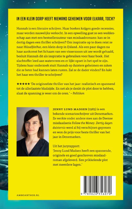 Dertig dagen duisternis Dertig dagen duisternis achterkant