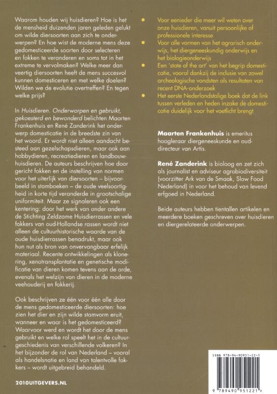 Huisdieren achterkant