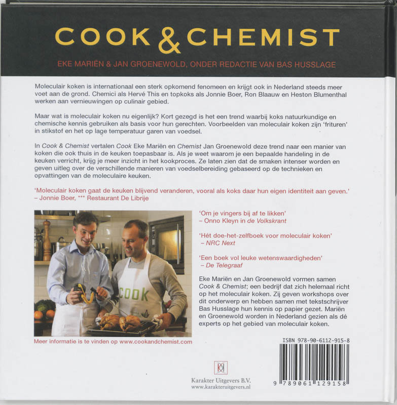 Cook & Chemist achterkant
