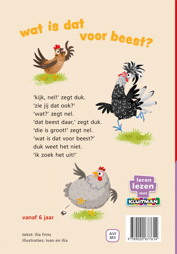 Wat is dat voor beest? / Leren lezen met Kluitman achterkant