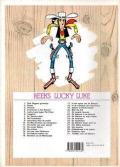 Het escorte / Lucky Luke / 28 achterkant